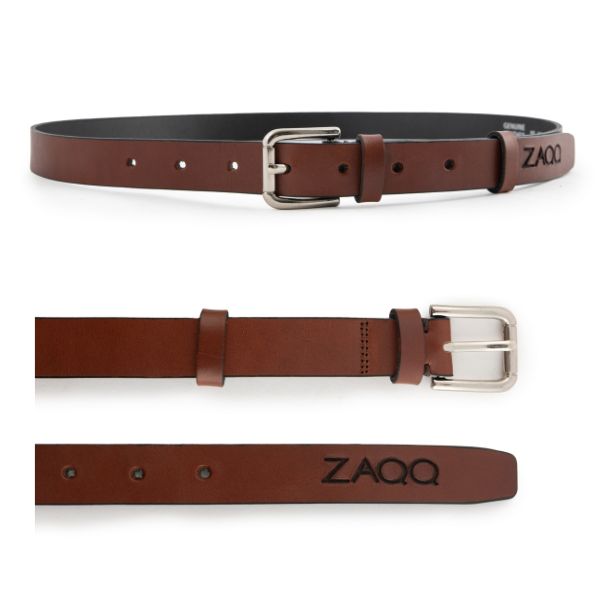 brauner schlichter Ledergürtel