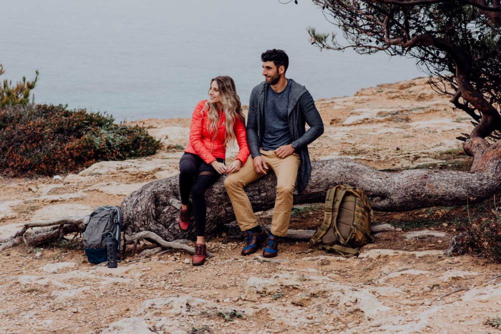 HIQE Low Brown Blue Waterproof