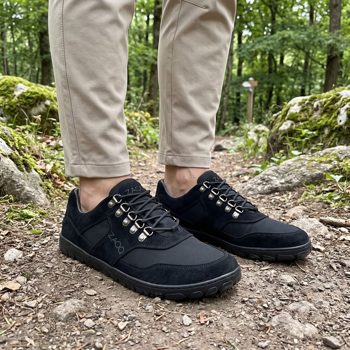 HIQE Low Black Waterproof